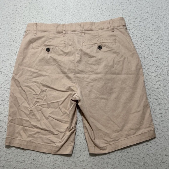 Goodfellow & Co Men's 32 Linden Shorts 8" Inseam Light Pink Flat Front Chino - Picture 7 of 13